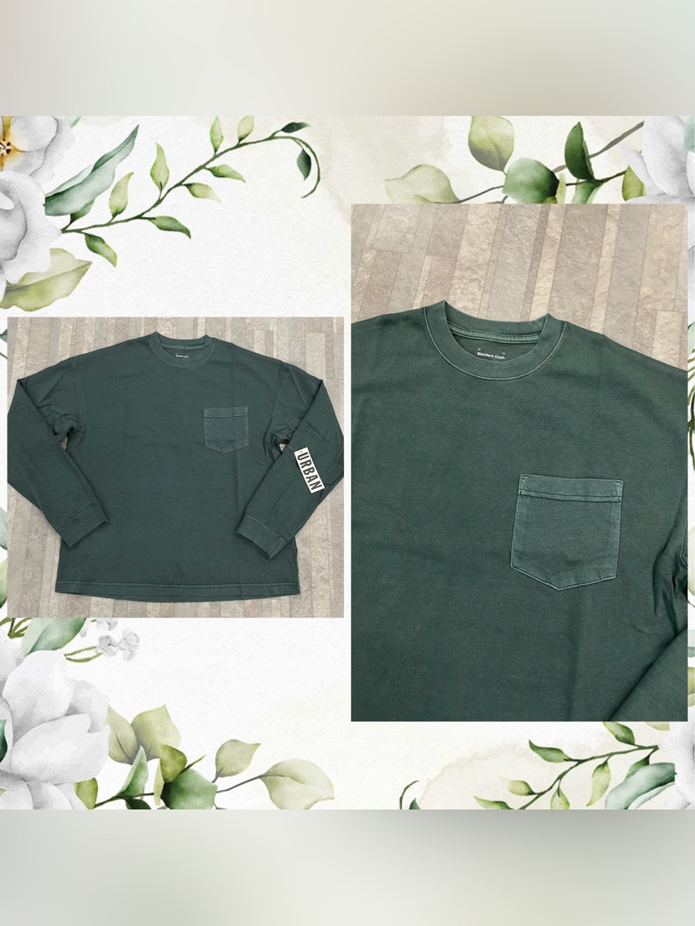 (UO-30) Urban Outfitters Standard Cloth Jump Shot Long Sleeve Tee
